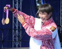 В Туве паралимпийца Михаила Оюна встретили как Национального Героя