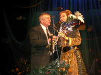 Nadezhda Antufieva and Yuri Slobodchikov. Photo by Oyumaa Khomushku