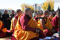 Sanctification of the prayer drum in Kyzyl. Photo by Igor Yancheglov