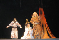 King Lear by Tuvan theatre presented in Moscow in 2006. Photo by Dina Oyun