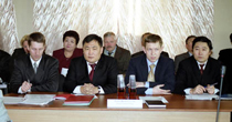 Члены правительства: (слева направо) Александр Свинцов, Шолбан Кара-оол, Александр Брокерт, Радислав Баян. Фото Виталия Шайфулина