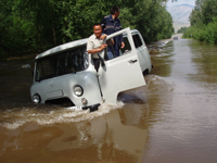 Июльский паводок в Туве. 2006 год. Фото пресс-службы МЧС