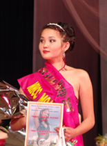 Radmila Kuzhuget, Tuva, winner at the Miss Asia beauty contest. 2006.