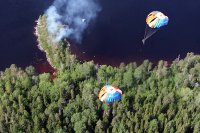 Parachutists from Tuva will help to fight fires in Komi