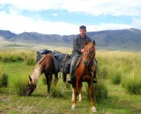 A resident of Khakassia rode a horse to Tuva to learn the secrets of the horse herders