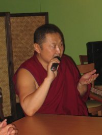Doctor of Buddhist philosophy, author of popular stories for children visited Tuva