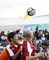 "Автомобилист" (Туран, Тува) сыграет футбольный матч с командой "Хакасия" (Абакан)