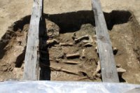 Excavations of  Hunnic-Sarmatian era in Tuva