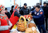 В Туве в День народного единства пекли и пробовали хлеба