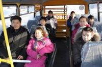 Накануне Нового года еще 6 школ в Туве получили новые автобусы