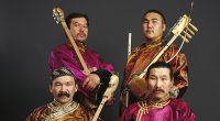 Легендарный ансамбль "Хун-Хурту" (Тува) выступает на этнофестивале в Уфе