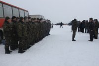 Из командировки в Чечню вернулись бойцы тувинского ОМОНа