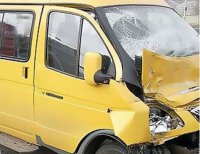 В Кызыле при столкновении маршруток пострадали 5 человек