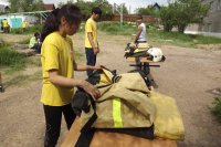 В Туве в 2013 году откроется профильный полевой детский лагерь «Юный пожарный»