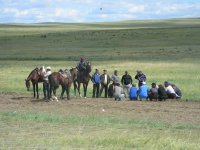 В Туве готовится трасса для главных конных скачек года