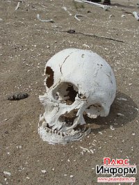 Местные жители с. Межегей (Танды, Тува) нашли древнее захоронение