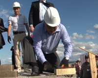 В Туве началось строительство 140-квартирного дома для работников культуры