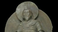 Буддистская статуя из Тибета была выполнена из фрагментов метеорита Чинге, найденного в 1912 году на территории Тувы русским золотопромышленником