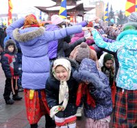 В Туве народными гуляниями проводили зиму