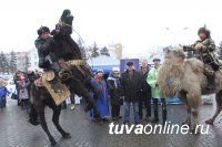 В Туве покоритель столба на Масленицу получил цифровую ТВ-приставку