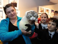 В Туве заводчики Барнаула провели выездной показ породистых кошек