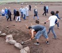 Виктор Толоконский и Шолбан Кара-оол посетили археологический лагерь «Долина царей»