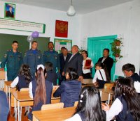 В селе Ак-Дуруг Чаа-Хольского кожууна Тувы открылся кадетский класс «Юный спасатель»