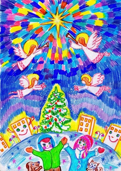 Coloriages de Noël  Проекты детского творчества, Детские художественные  проекты, Рождественские письма