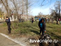 Совет микрорайона «Центральный» при поддержке волонтеров убрал сквер у памятника «Непокоренному Арату»