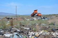 МУП Благоустройство вывезло со стихийных свалок Кызыла мусора с 5-этажный дом