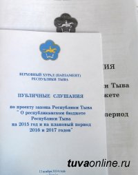 В Туве проведены публичные слушания по проекту республиканского бюджета на 2014 год