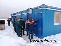 Тренировочный комплекс по подготовке пожарных установлен в Кызыле