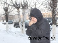 В Кызыле утром 41 градус мороза