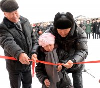 В селе Бай-Хаак сдан новый 14-квартирный дом по программе переселения граждан из ветхого жилья