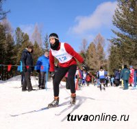 Силовики Тувы соревновались в лыжных гонках