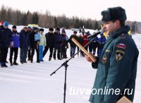 Силовики Тувы соревновались в лыжных гонках