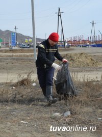 В микрорайонах Кызыла проходят субботники