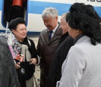 В Туве с рабочей поездкой находится депутат Госдумы Раиса Кармазина