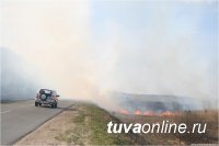 В Туве действует один лесной пожар