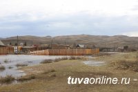 Подтоплены приусадебные участки в садово-дачном обществе № 14 на Вавилинском затоне к северу от Кызыла