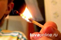 Детская шалость с огнем привела к пожару в Эрзинском районе