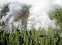 В Туве действуют 16 лесных пожаров