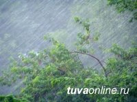 В Туве прогнозируют 5 июля сильные ливни
