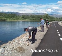 Кызыл: На велодорожке по дамбе Енисея могут появиться полезные «станции»