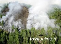 За сутки в Туве ликвидировано 10 пожаров. На подступах в леса установлено 66 постов