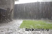 В Туве ожидаются сильные дожди и град