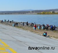 Кызылчане убрали родной город накануне Дня города