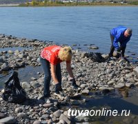 Кызылчане убрали родной город накануне Дня города