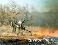 В Каа-Хемском районе Тувы один пожар ликвидирован, другой - локализован
