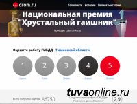 ГИБДД Республики Тыва не дотянула до «тройки» по итогам национальной премии «Хрустальный гаишник»